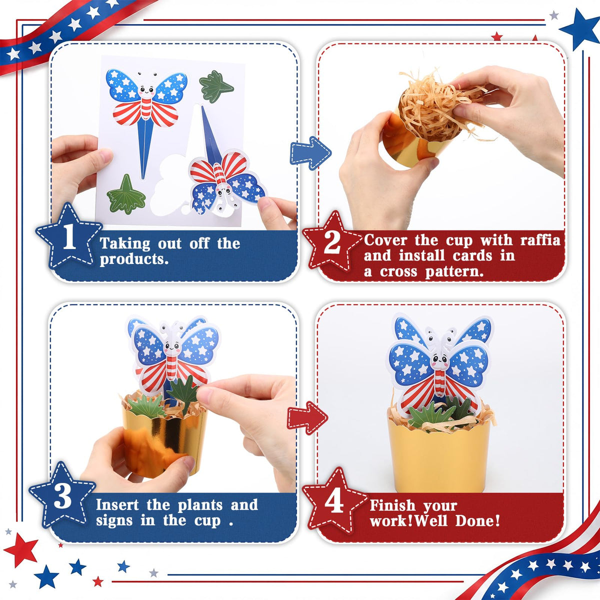 Motipuns flower craft kit card style C provides multi-style options for a personalized Mom gift