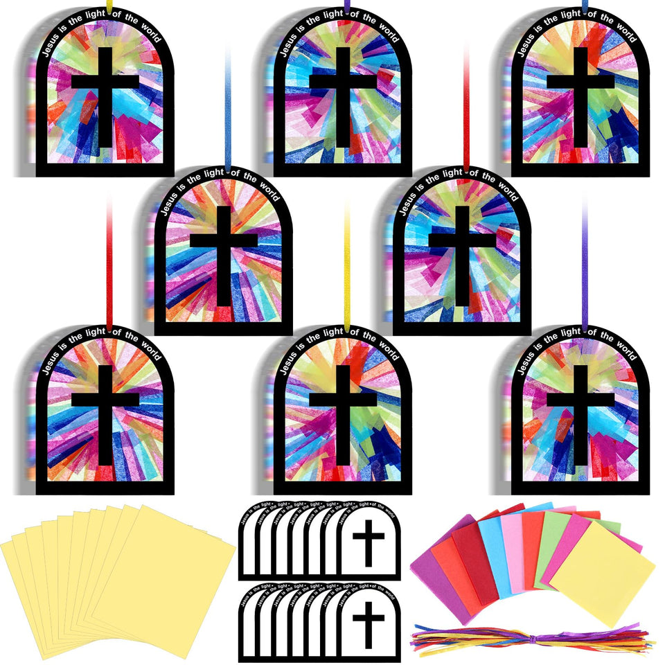Motipuns Illumination Station cross craft kit for engaging Sunday school projects