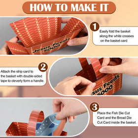 Motipuns Jesus Feeds 5000 bread die-cut cards showcasing decorative bread motifs during crafts