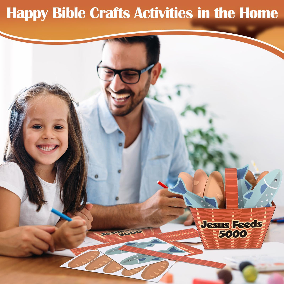 Motipuns Jesus Feeds 5000 dispensing cards capturing the interactive dispensing step for projects