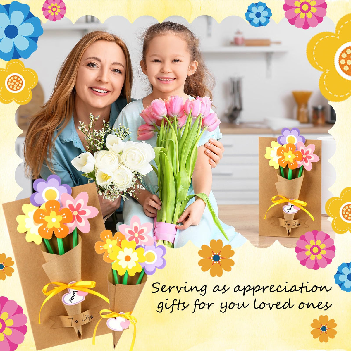 Motipuns Mother's Day craft set supports home activities and thoughtful gifts.