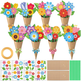 Motipuns spring bouquet kit assembled bouquet shows vibrant DIY gift option at home