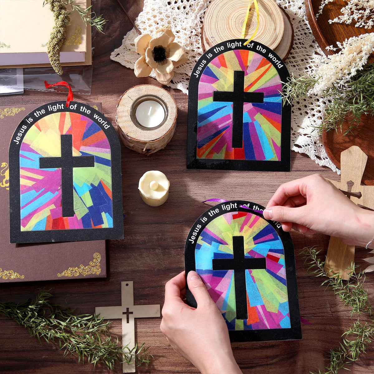 Motipuns Sunday school decor kit supports faith-themed church displays