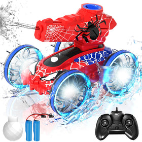Motivekit amphibious RC car with water gun ready for land and water play