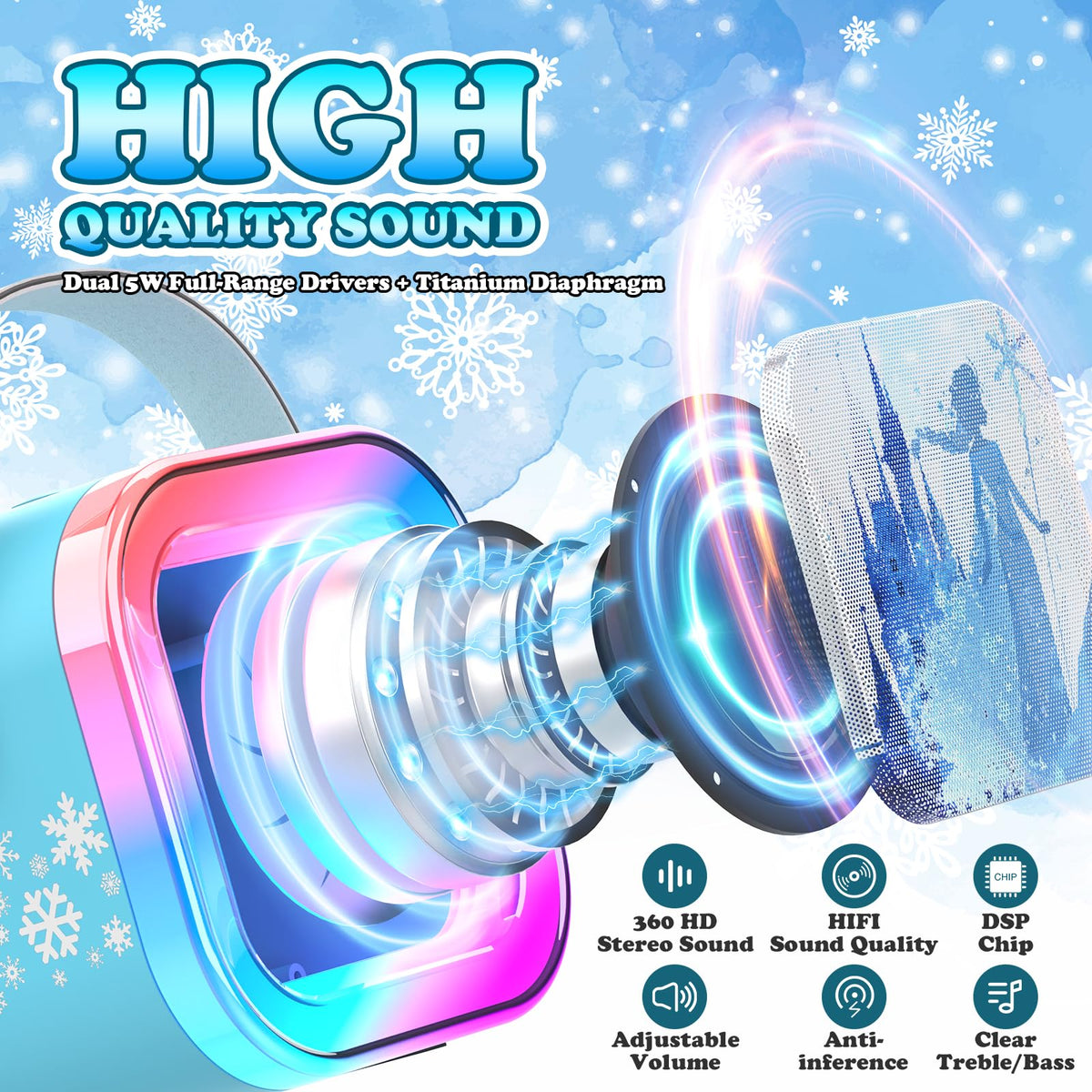 Motivekit mini karaoke lights synchronized to music create a vibrant stage effect
