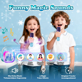 Motivekit mini karaoke with two wireless mics for dynamic duets