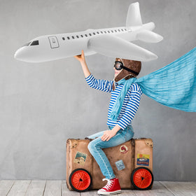 Mototo airplane imagination play, spark pretend flight adventures and creative games.