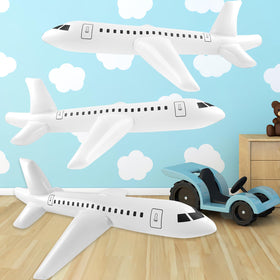 Mototo easy-inflate inflatable airplane, quick setup for party fun with friends.