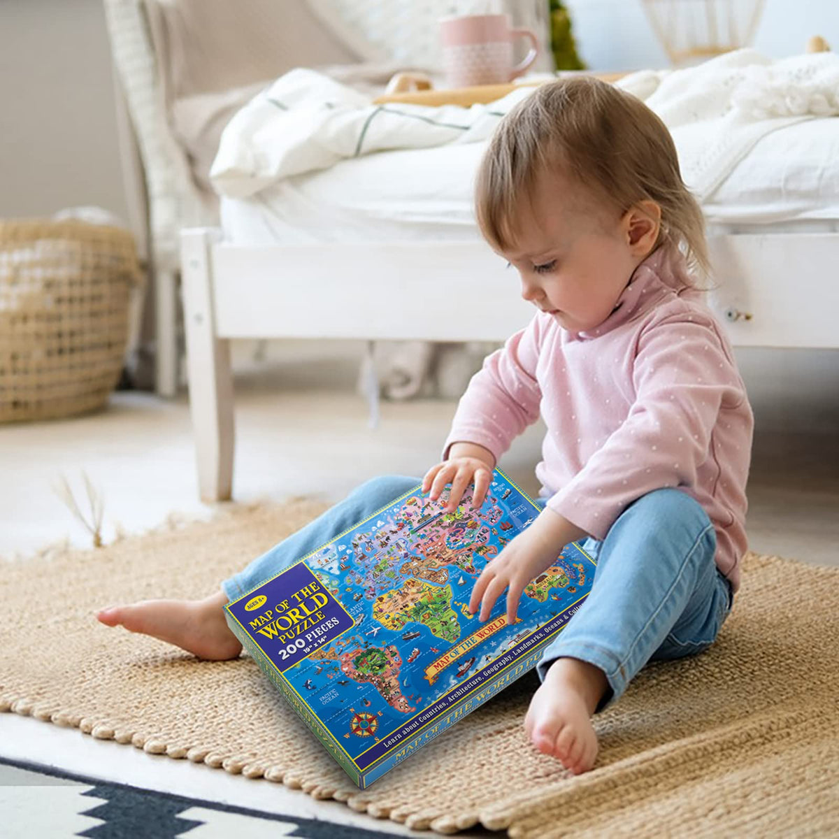MOTYAWN puzzle guide on box—quick setup reference during play.