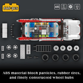 Mould King 10021 Ecto-1 instruction guide supports solo or group builds.
