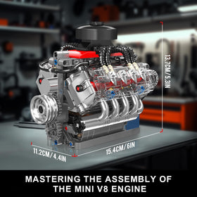 Mould King 10171 central fan simulates turbo boost during runs