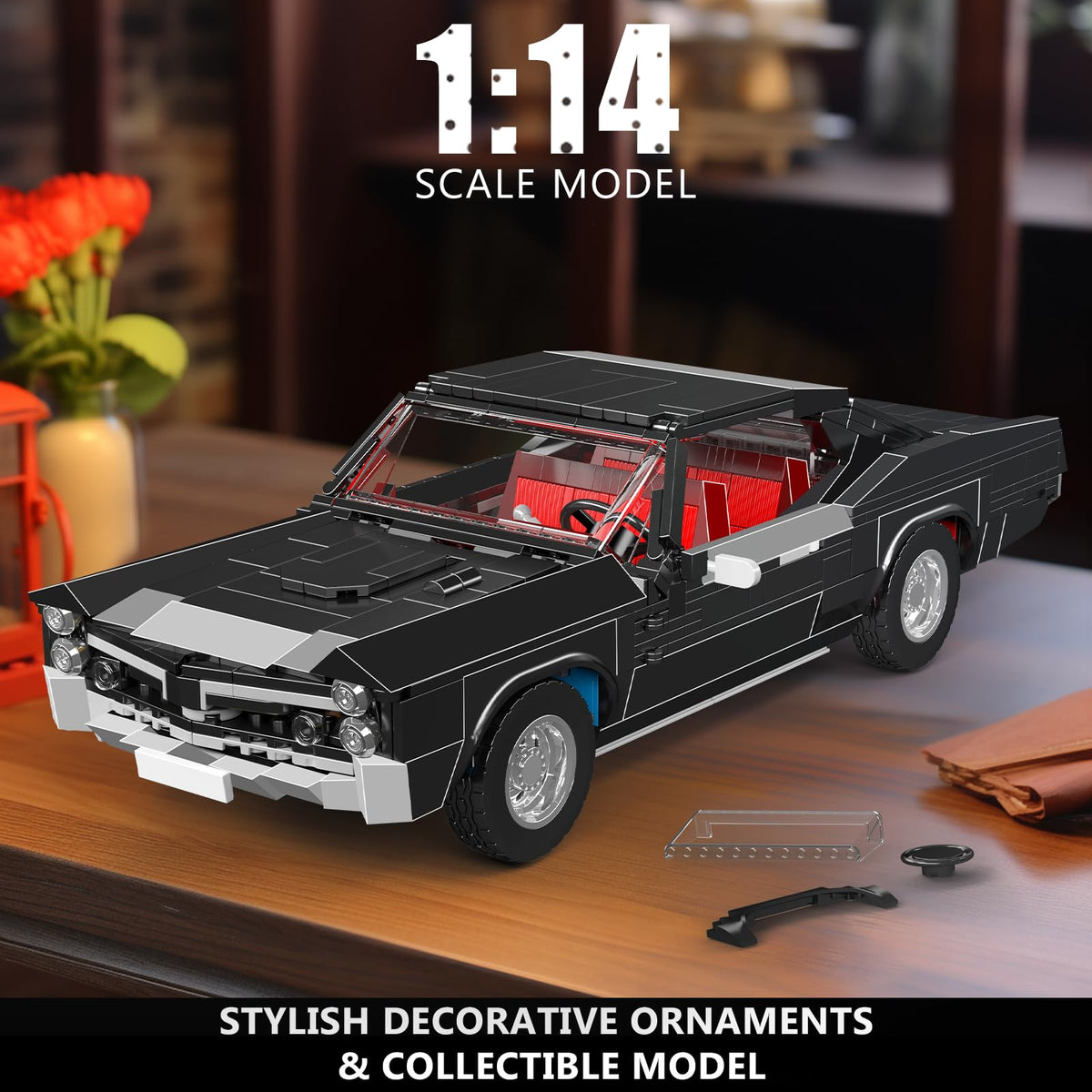 Mould King 10199 rear engine compartment for display accuracy.