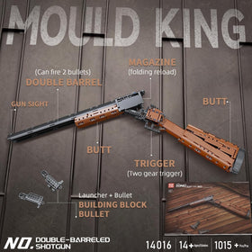 Mould King 14016 decorative military model enhances home decor