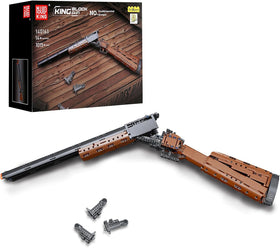 Mould King 14016 double-barreled shotgun side view for display