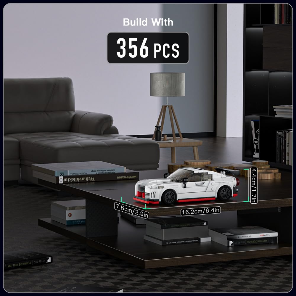 Mould King Speed Champion display case protects the model while showcasing it