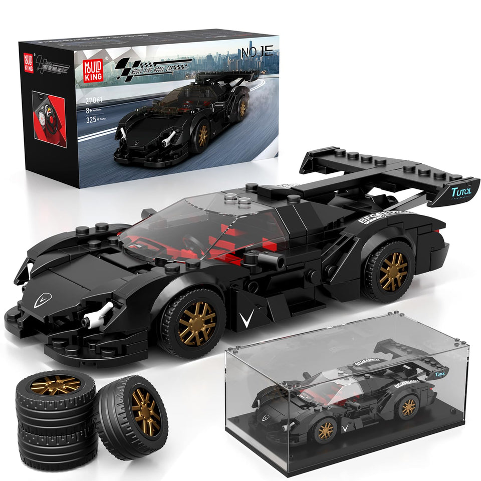 Mould King sports car model parts join for a rewarding build experience
