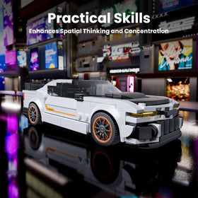 Mould King ZL-1 display-ready miniature car model for collection