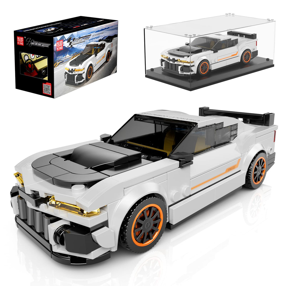 Mould King ZL-1 front view model car kit for display and play
