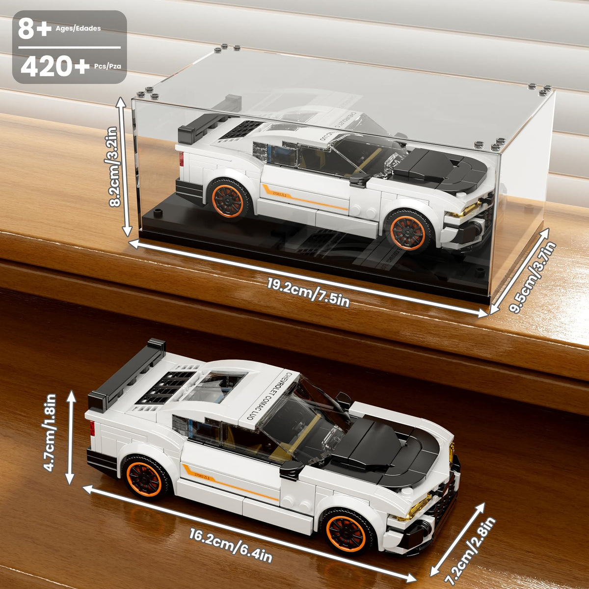 Mould King ZL-1 side build highlighting precise connections