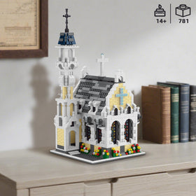Mov Stone Cathedral display piece presents a striking focal point for shelves.