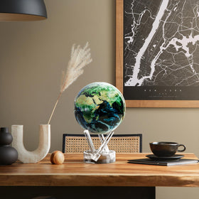 MOVA Globe 4.5-inch size fits compact desks and shelves.