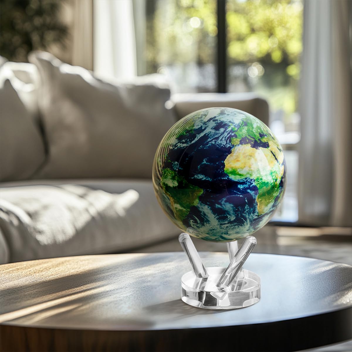 MOVA Globe Signature 6in silent motion on a clean desk setup