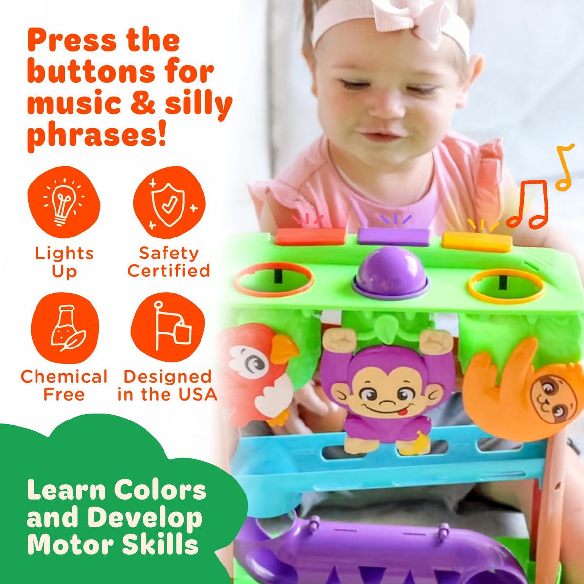 Move2Play 30-plus Phrases Songs: musical fun for baby’s listening and learning.