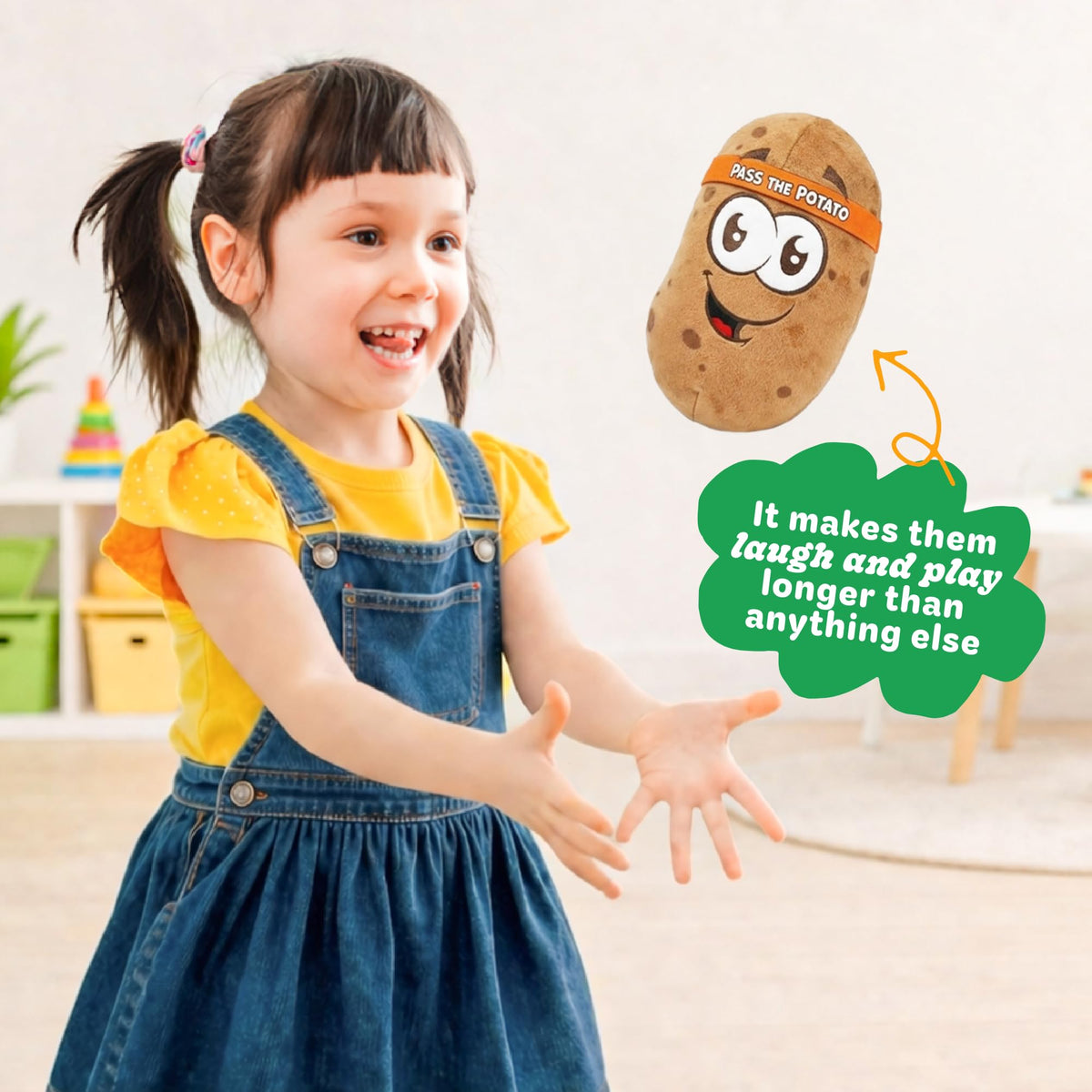 Move2Play adjustable-volume control enables flexible play indoors or outdoors.