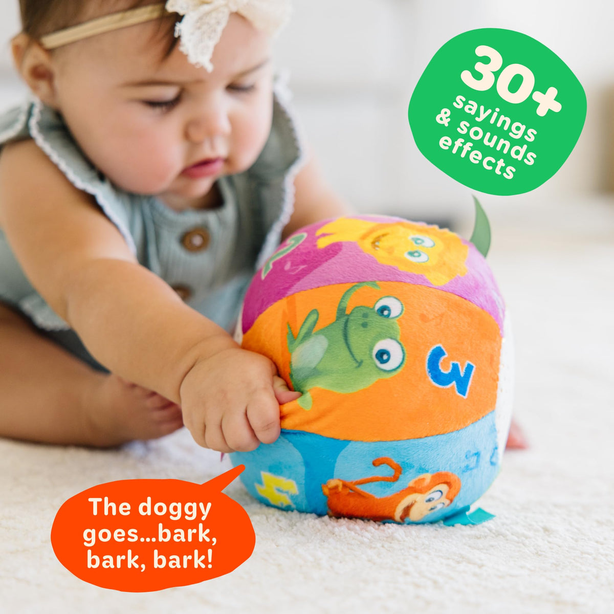 Move2Play ball close up with animal sounds and songs