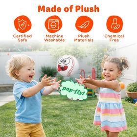 Move2Play baseball supports active indoor and outdoor play in a safe, compact form.