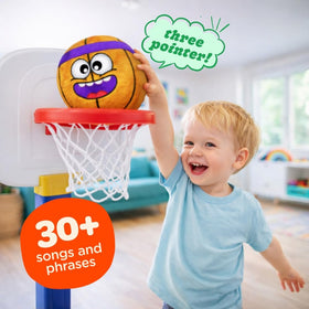 Move2Play basketball detects passes and delivers cheerful sounds.