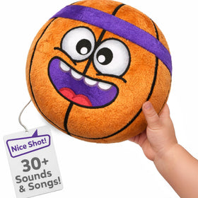 Move2Play plush basketball in shot-detection mode for interactive feedback.
