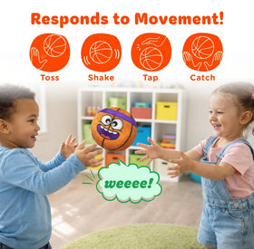 Move2Play responds to taps with music and phrases.