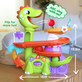 Move2Play Dino Ball Popper lights and roars add excitement during giggles and exploration