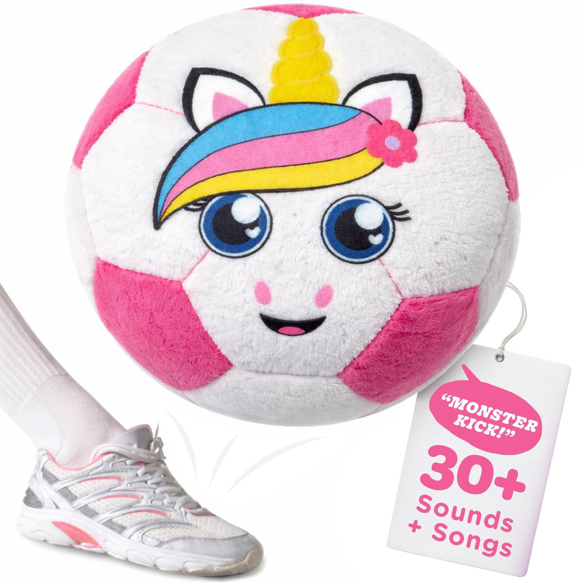 Move2Play pink interactive ball ready for indoor active play with music