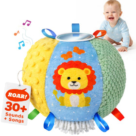 Move2Play interactive baby ball shows 30 sounds to entertain and educate curious babies.