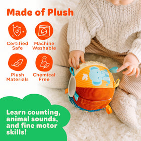 Move2Play ball arrives with batteries included for instant play.