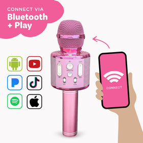 Move2Play karaoke microphone preloaded songs for instant concert fun.
