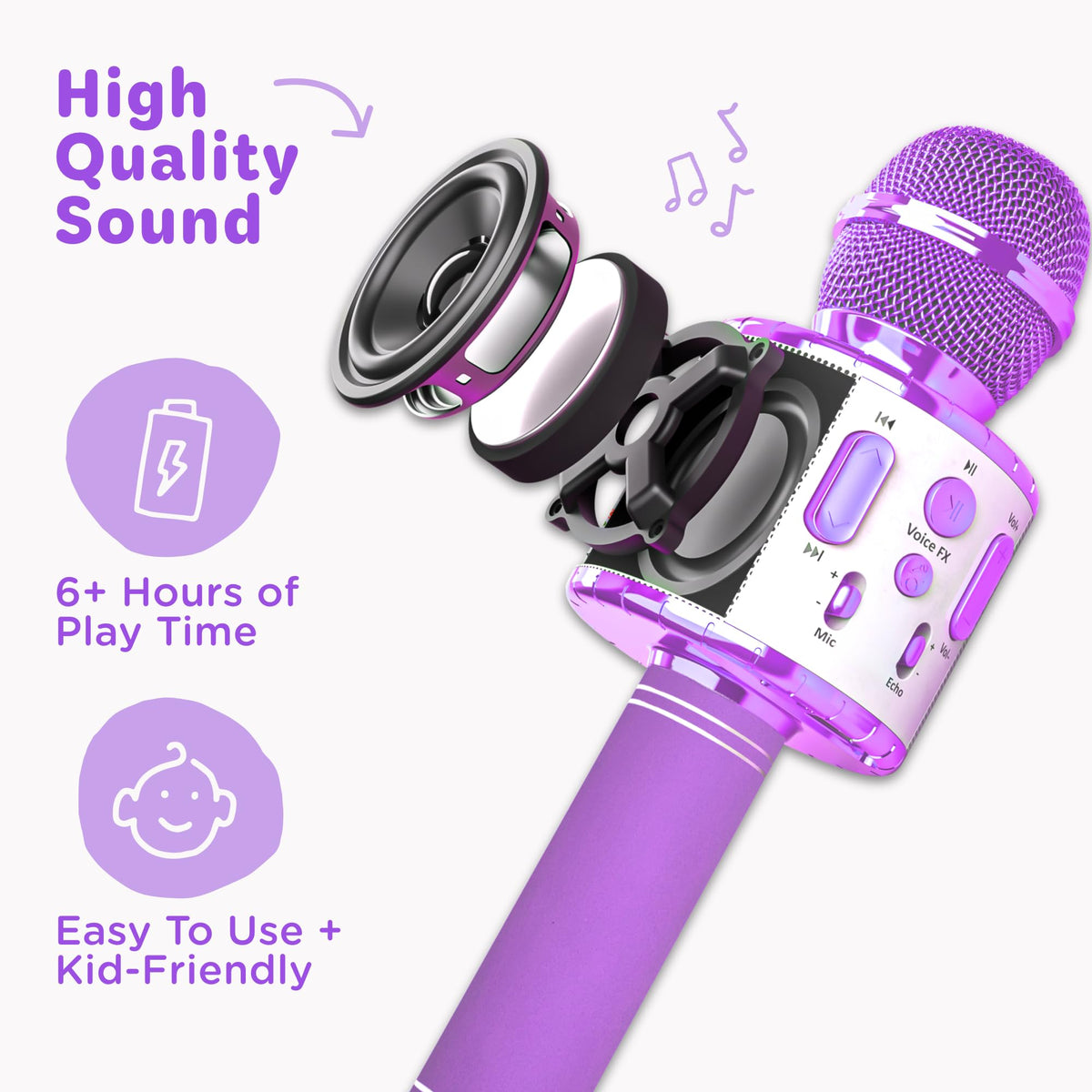 Move2Play features four voice effects for playful vocal transformations.