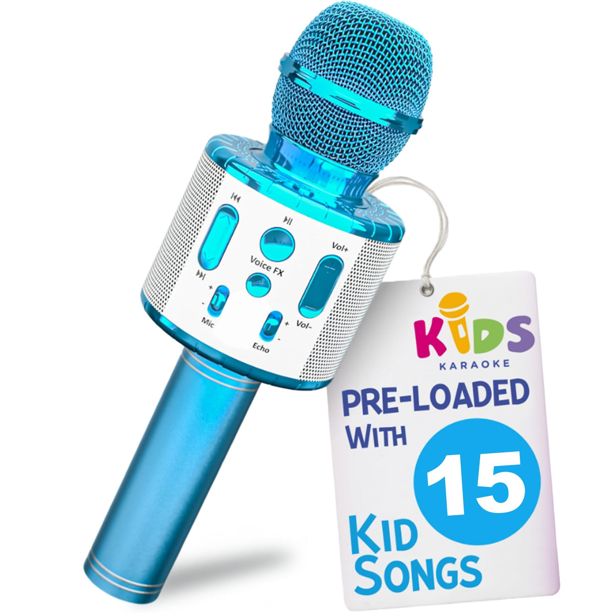 Move2Play kids karaoke microphone for clear at-home performances and party fun.