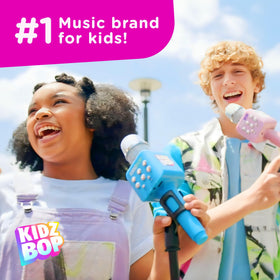 Move2Play Kidz Bop microphone connected via Bluetooth for wireless singing
