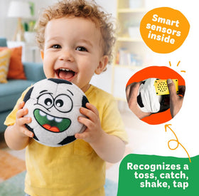Move2Play machine-washable ball ready for easy cleaning after play.