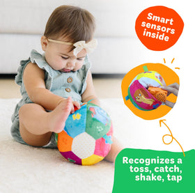 Move2Play machine washable plush for easy cleanup