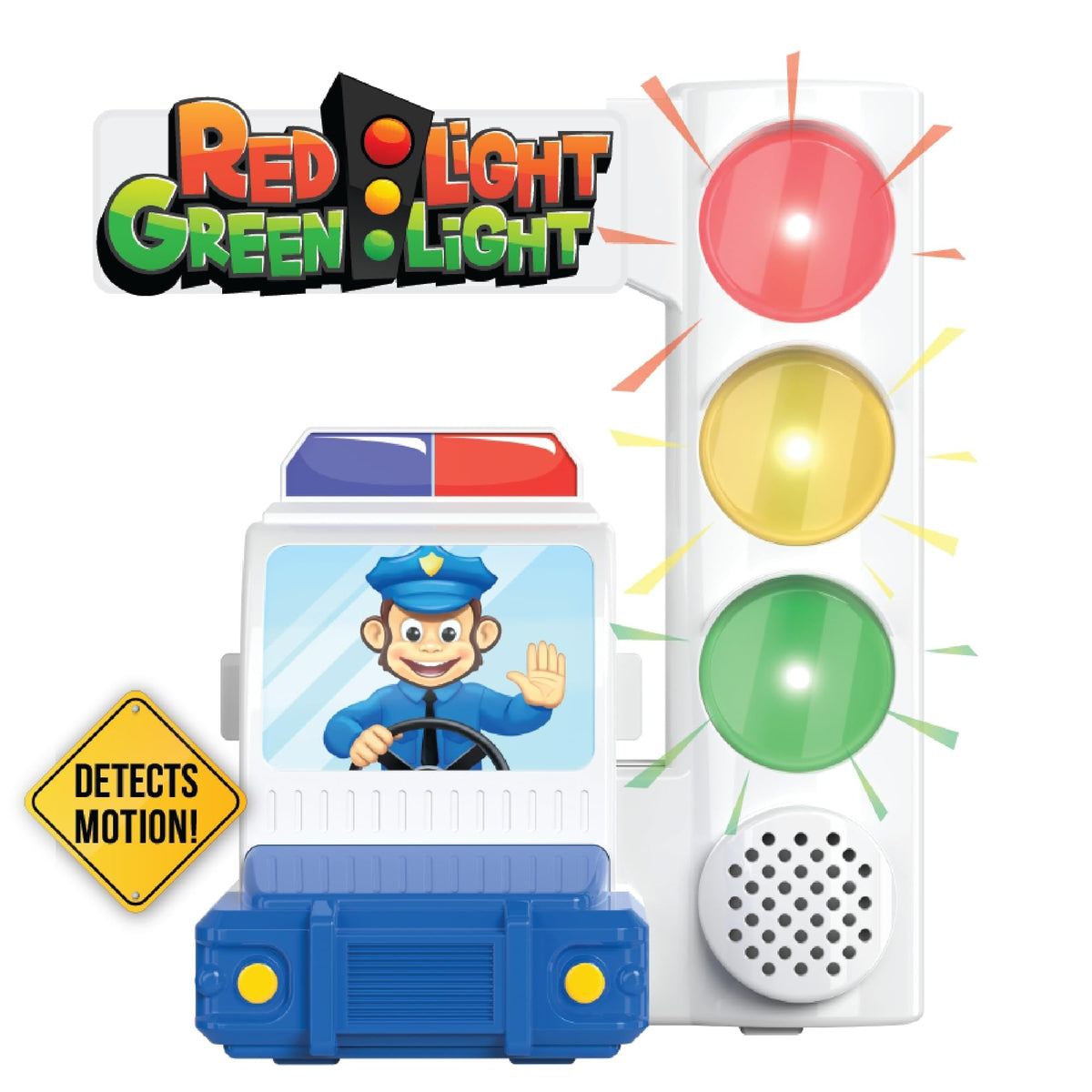 Move2Play red-light-green-light game with motion sensing for active play