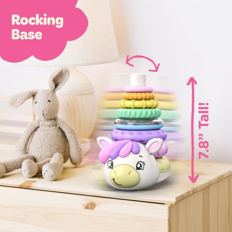 Move2Play rocking assembly encourages balance and focus during playtime.