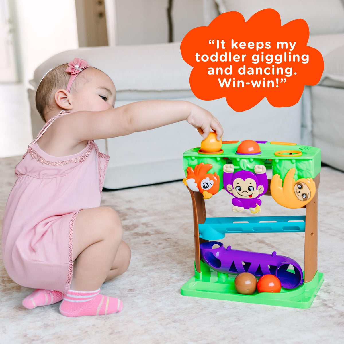Move2Play Safe Durable Materials: kid-safe build with rounded edges.