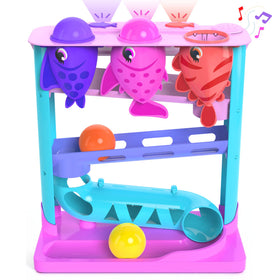 Move2Play three-hungry-fish voices engage baby for colors and sounds learning