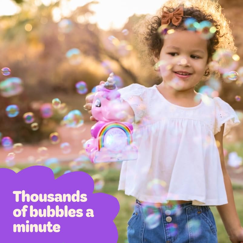 Move2Play unicorn bubble blower handle grip ideal for active toddler play