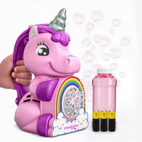 Move2Play unicorn bubble blower product shot for magical outdoor play