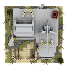 MOOXI WW2 Battle Fort Set display-ready configurations enhance collection value and room decor